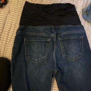 Women's Blue Maternity Jeans